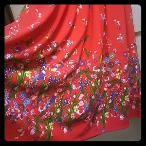 Amelia Dress, LulaRoe flower print, size L